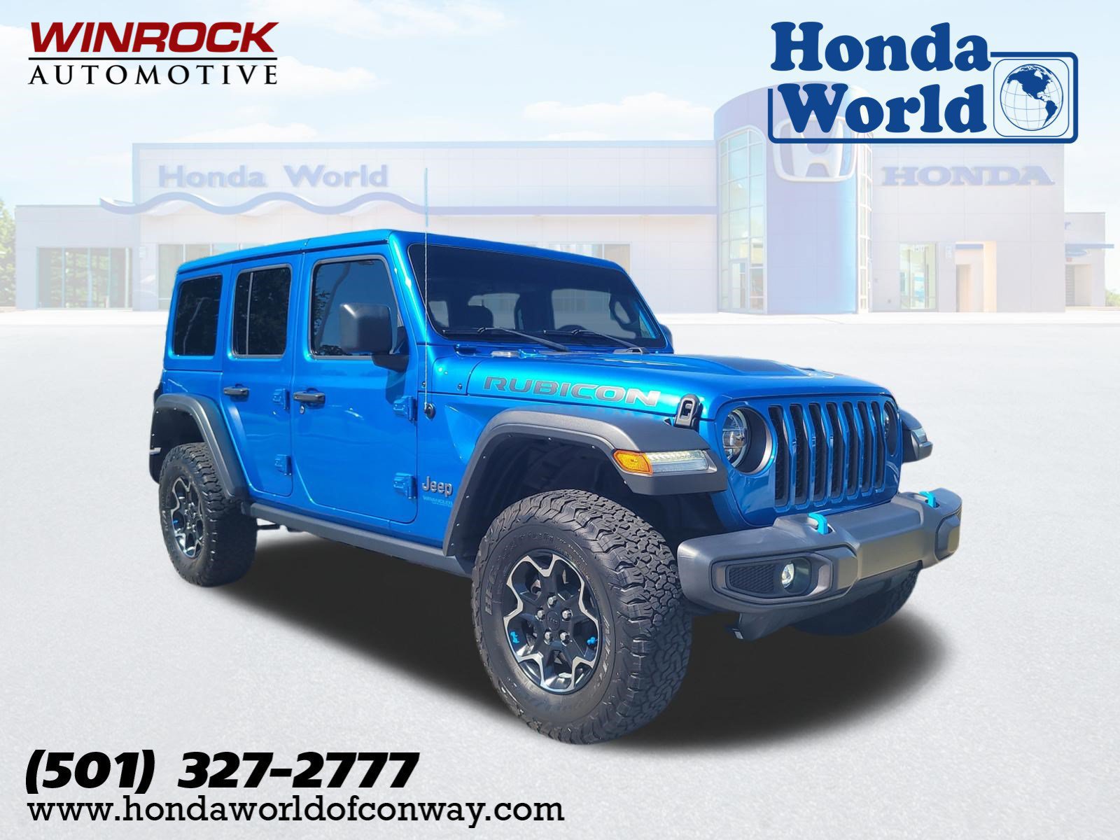 Used 2022 Jeep Wrangler Unlimited Rubicon 4xe w/ Cold Weather Group AWD/4WD image 1