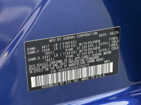 Certified 2025 Subaru Crosstrek 2.5i Sport image 25