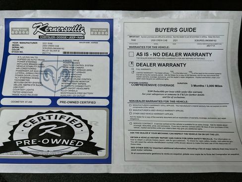 Used 2021 RAM 2500 Big Horn w/ Level B Equipment Group AWD/4WD image 37