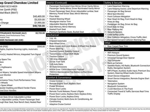 Used 2025 Jeep Grand Cherokee Limited w/ Black Appearance Package RWD image 32