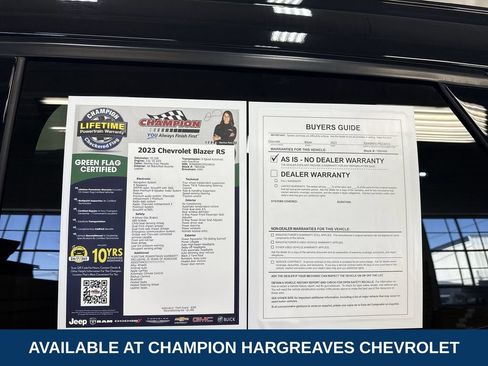 Certified 2023 Chevrolet Blazer RS w/ Driver Confidence II Package AWD/4WD image 43