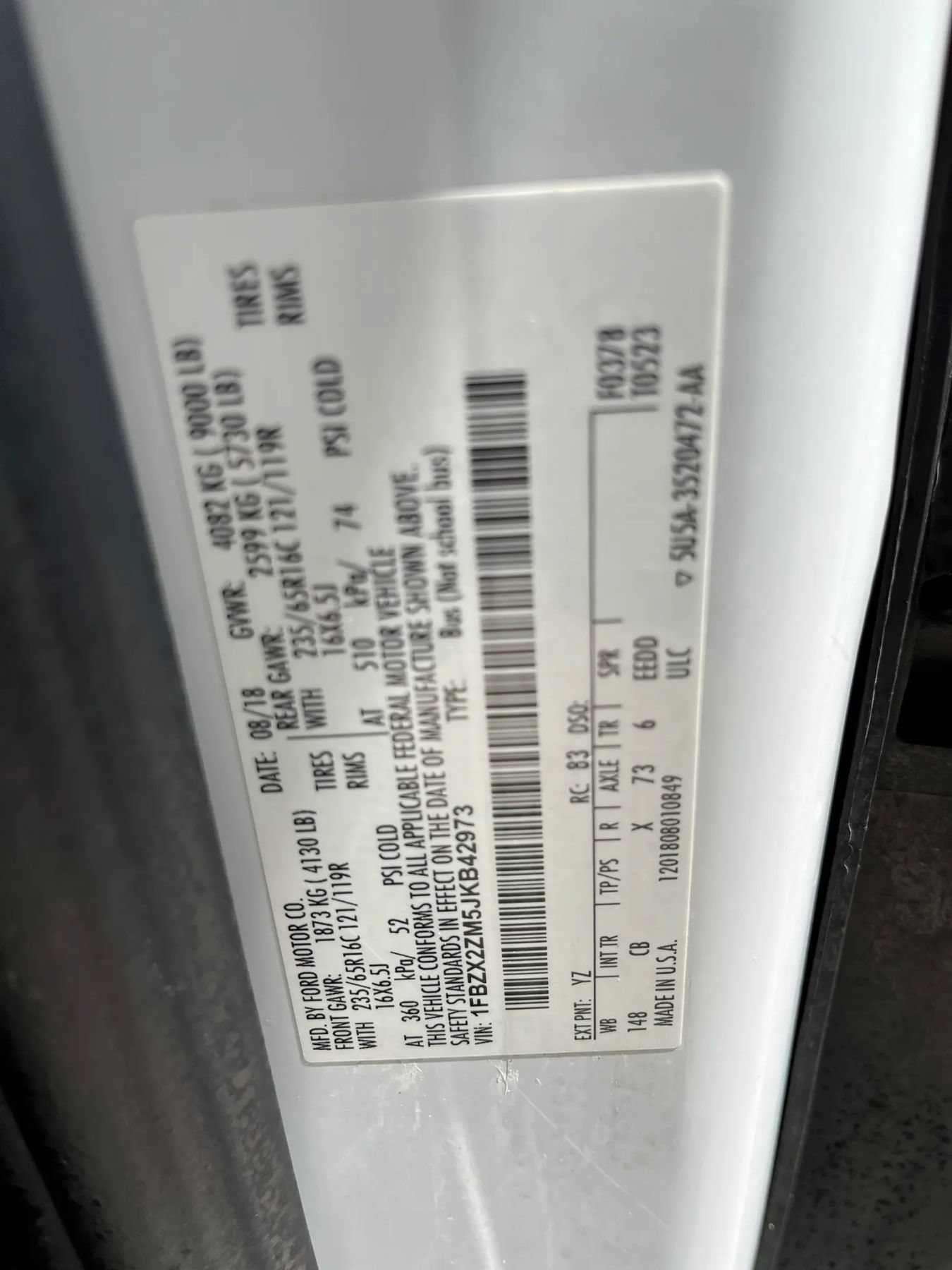 Used 2018 Ford Transit 350 XL RWD image 40