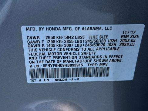 Used 2017 Honda Pilot Elite image 31