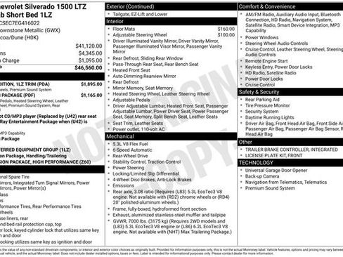 Used 2014 Chevrolet Silverado 1500 LTZ w/ Texas Edition, 1LZ Trim image 4