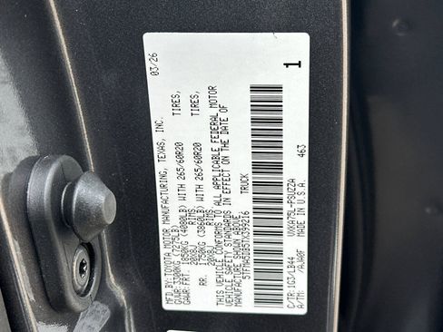 New 2026 Toyota Tundra 1794 Edition AWD/4WD image 33