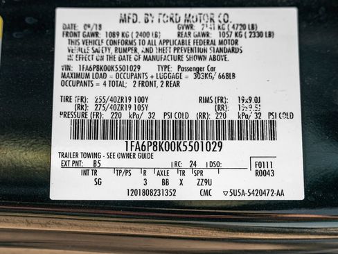 Used 2019 Ford Mustang Bullitt w/ Bullitt Electronics Package RWD image 36
