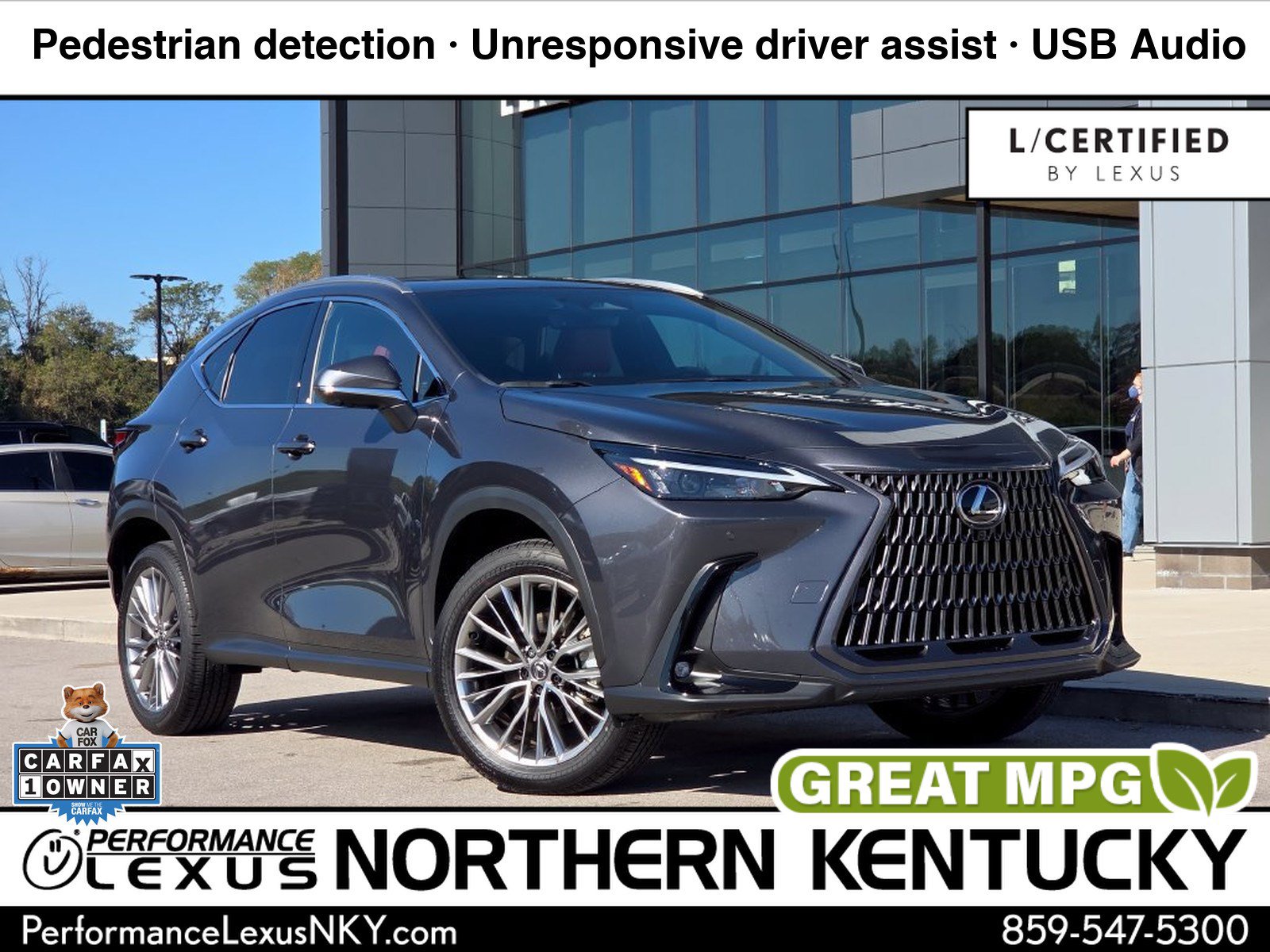 Certified 2025 Lexus NX 350h AWD w/ Accessory Package (2T) image 1