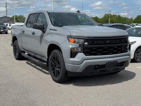 Used 2024 Chevrolet Silverado 1500 Custom w/ Turbomax Blackout Package AWD/4WD image 2