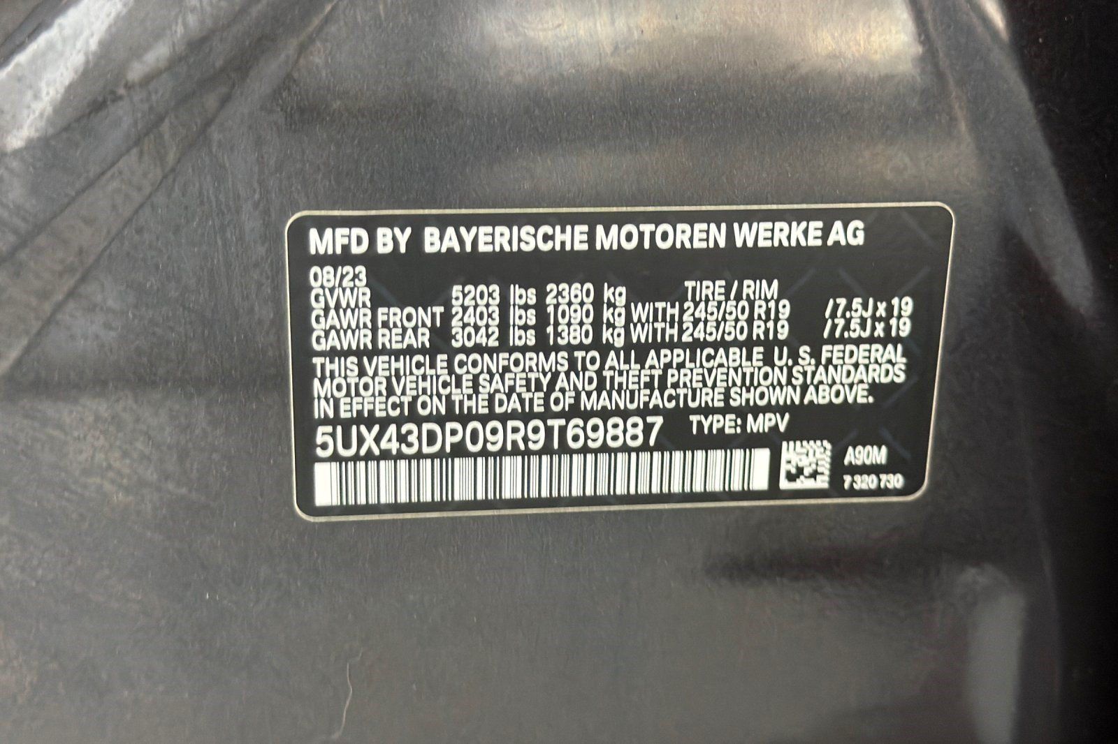 Certified 2024 BMW X3 sDrive30i w/ Premium Package RWD image 28