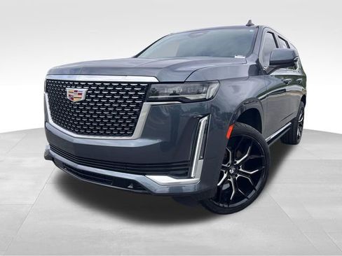 Used 2021 Cadillac Escalade Premium Luxury w/ Driver Assist Tech Package RWD image 9