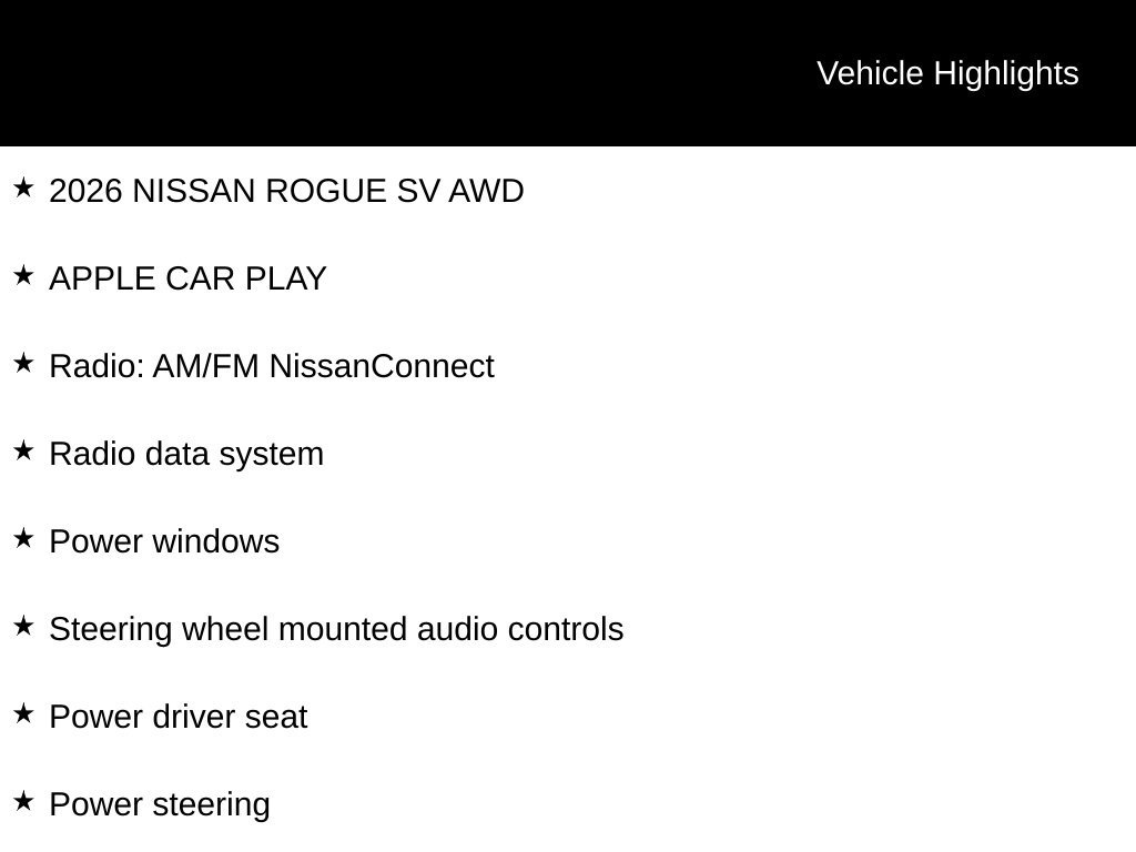 Certified 2026 Nissan Rogue SV AWD/4WD image 6