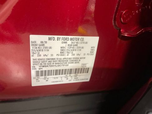 Used 2020 Ford Explorer XLT RWD image 33