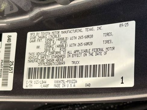 New 2026 Toyota Tundra 1794 Edition image 26