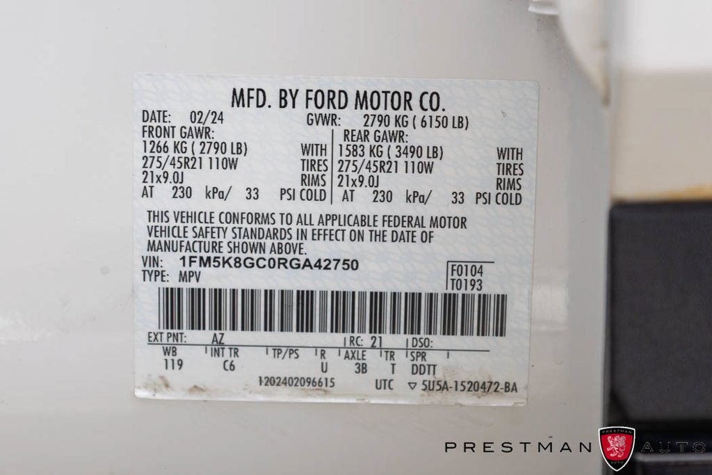 Used 2024 Ford Explorer ST w/ Equipment Group 401A AWD/4WD image 47
