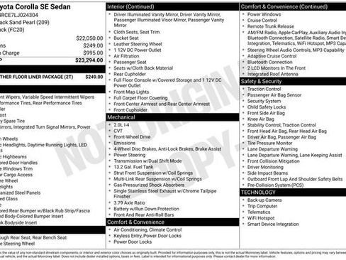 Used 2020 Toyota Corolla SE FWD image 31
