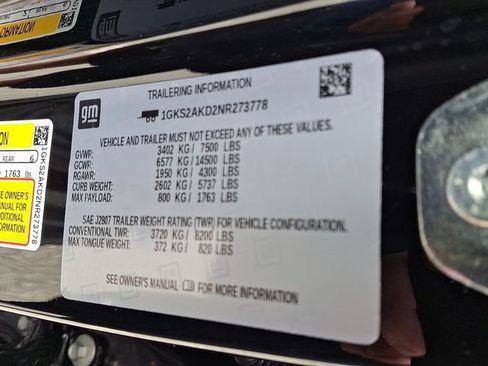 Used 2022 GMC Yukon SLE w/ Max Trailering Package AWD/4WD image 27