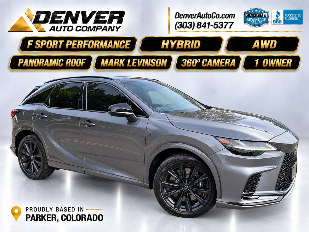 Used 2023 Lexus RX 500h F Sport w/ Accessory Package (Z1) AWD/4WD image 1