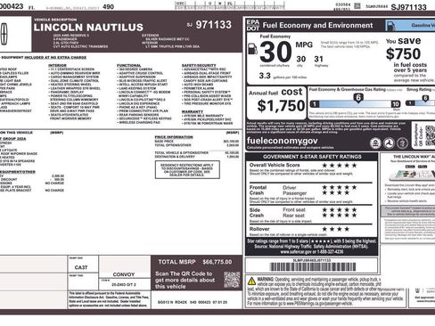 New 2025 Lincoln Nautilus Reserve image 27