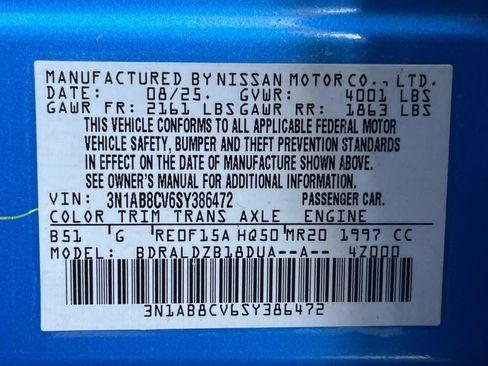 Used 2025 Nissan Sentra SV FWD image 29