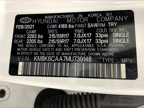 Used 2021 Hyundai Kona SEL Plus w/ Cargo Package AWD/4WD image 18