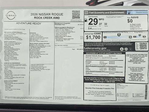 New 2026 Nissan Rogue SV w/ Rock Creek Premium Package image 43