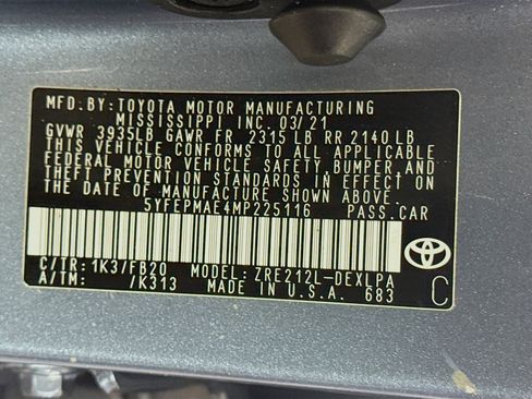 Used 2021 Toyota Corolla LE FWD image 39