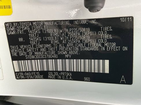 Used 2012 Toyota Sienna SE image 31