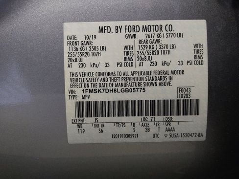 Used 2020 Ford Explorer XLT w/ Equipment Group 202A RWD image 33