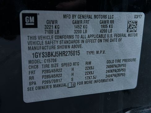 Used 2017 Cadillac Escalade Luxury image 56