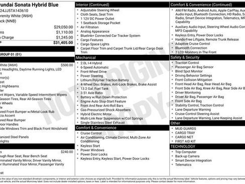 New 2026 Hyundai Sonata Blue image 39