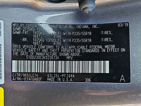 Used 2019 Toyota Sienna AWD image 30