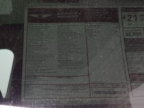 New 2026 Genesis GV80 2.5T Prestige image 37