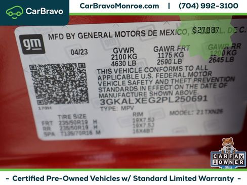 Certified 2023 GMC Terrain Denali AWD/4WD image 47