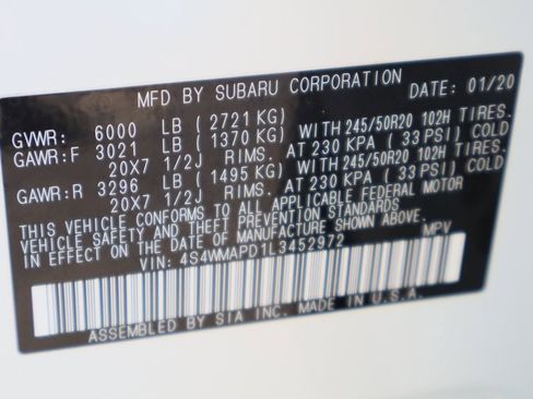 Used 2020 Subaru Ascent Limited w/ Technology Package image 36