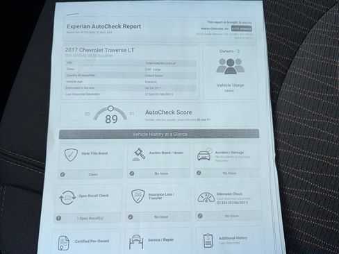 Used 2017 Chevrolet Traverse LT image 16