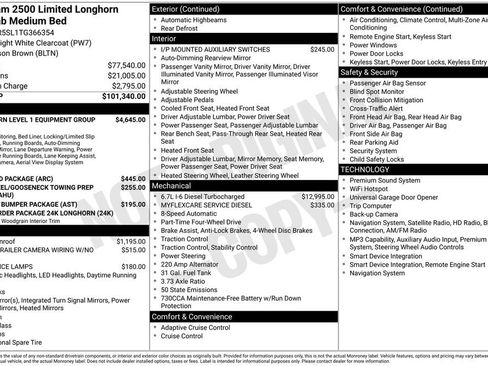 New 2026 RAM 2500 Limited AWD/4WD image 2