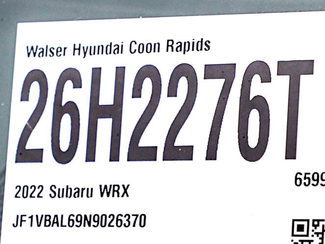 Used 2022 Subaru WRX Limited AWD/4WD image 28