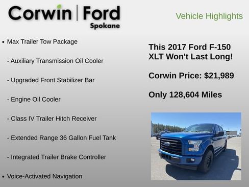 Used 2017 Ford F150 XLT w/ Equipment Group 302A Luxury AWD/4WD image 6