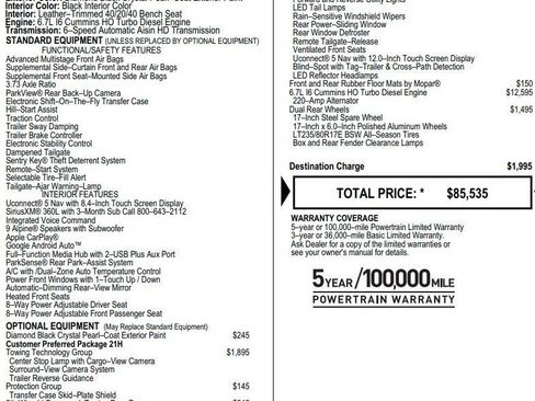 Used 2024 RAM 3500 Laramie w/ Towing Technology Group image 2