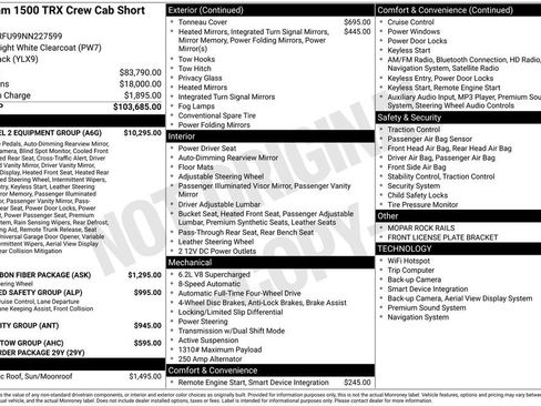 Used 2022 RAM 1500 TRX w/ TRX Level 2 Equipment Group AWD/4WD image 19