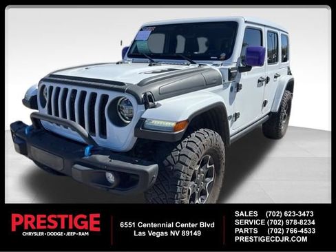 Used 2022 Jeep Wrangler Unlimited Rubicon 4xe w/ Steel Bumper Group image 1
