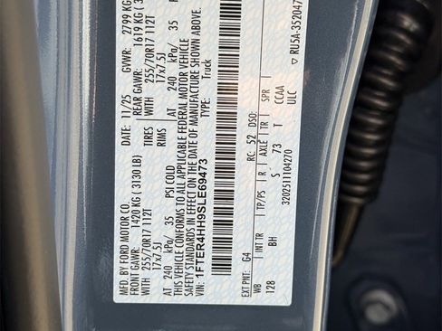 New 2025 Ford Ranger XLT w/ Equipment Group 301A High image 43