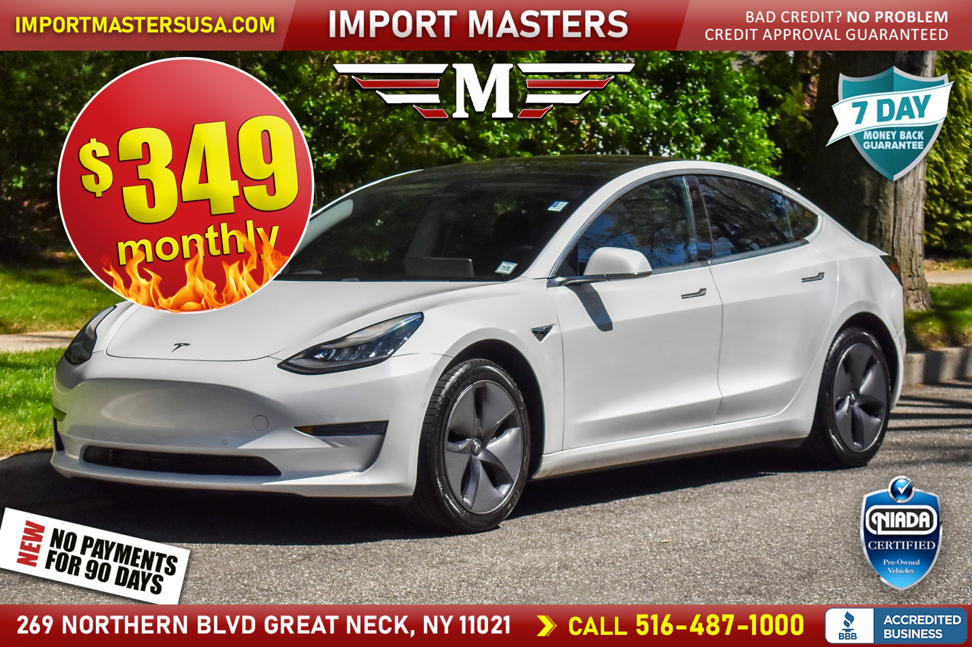 Used 2019 Tesla Model 3 Mid Range RWD image 1