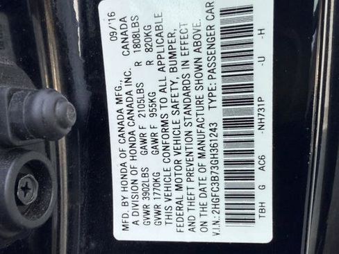 Used 2016 Honda Civic EX-L image 27