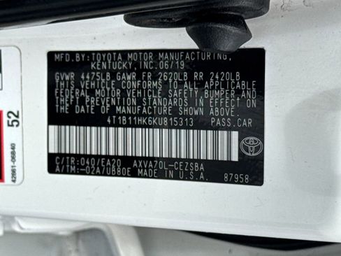 Used 2019 Toyota Camry SE FWD image 46