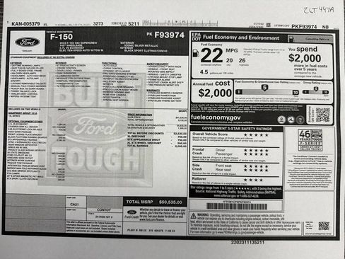 Certified 2023 Ford F150 XL w/ STX Appearance Package RWD image 31
