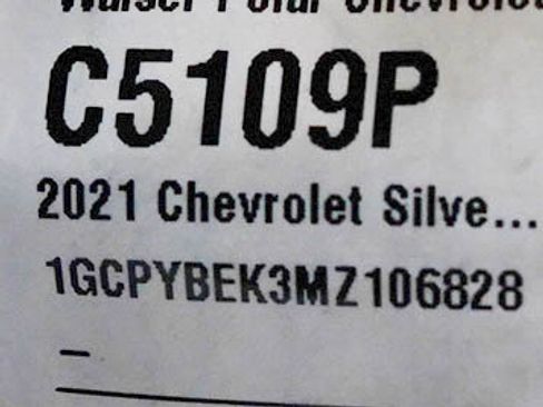 Used 2021 Chevrolet Silverado 1500 Custom w/ LPO, Dark Essentials Package AWD/4WD image 29
