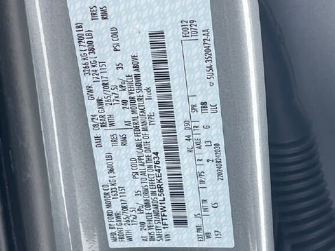 Certified 2024 Ford F150 XL w/ Equipment Group 103A High image 27