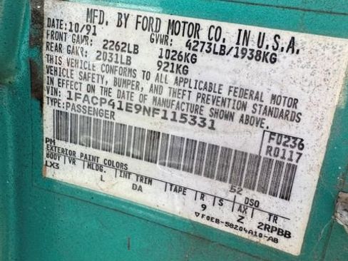 Used 1992 Ford Mustang LX image 11