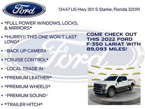 Certified 2022 Ford F350 Lariat w/ Chrome Package AWD/4WD image 12